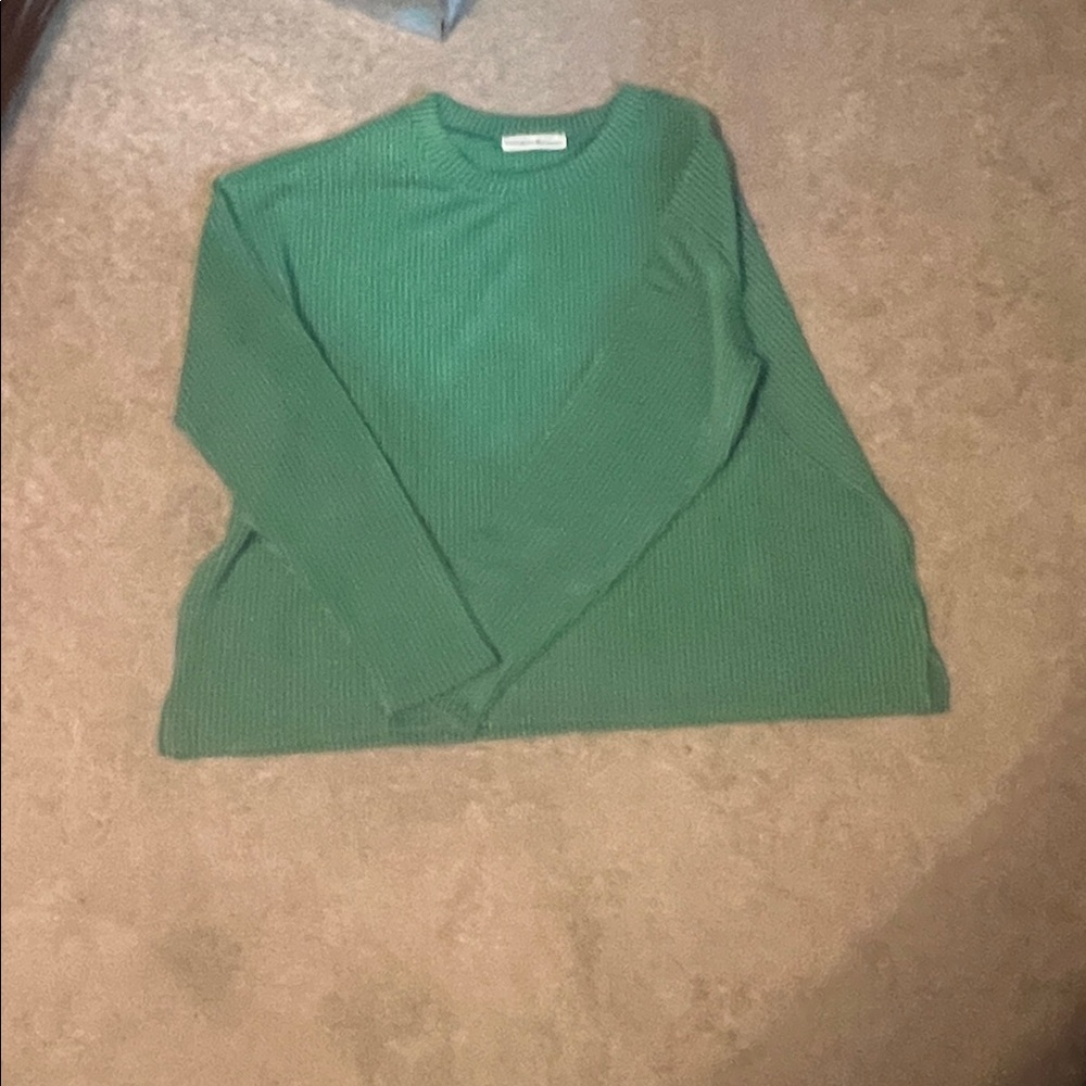 Zenana Outfitters Emerald Ribbed Knit Top